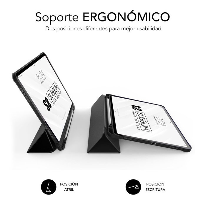 Subblim Funda Shock Case para iPad 10,9" y 11" 10ª Gen y 11ª Gen Negro